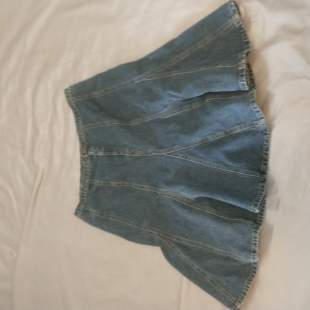 NY jeans denim skater skirt - Picture 2 of 3